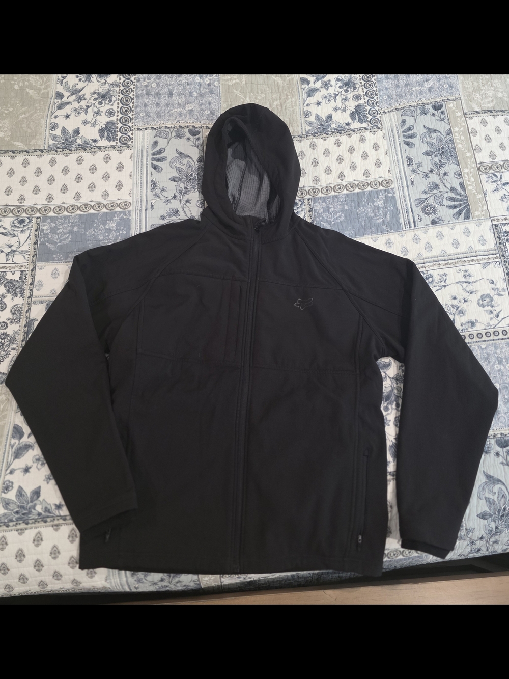 Fox UNISEX Black Utility Jacket with small Reflective Logo